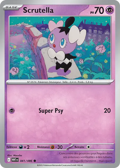 Image de la carte Pokemon Scrutella 041/86