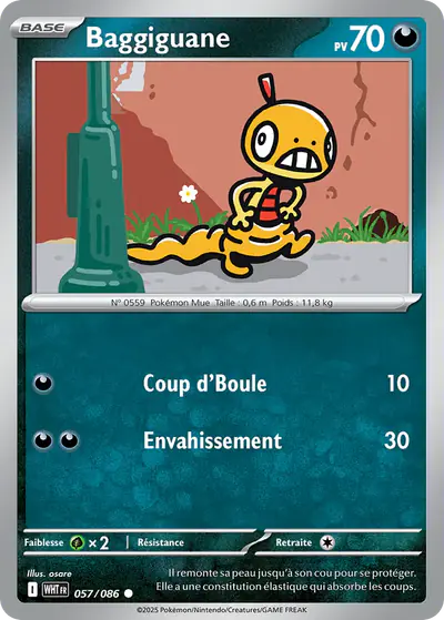 Image de la carte Pokemon Baggiguane 057/86