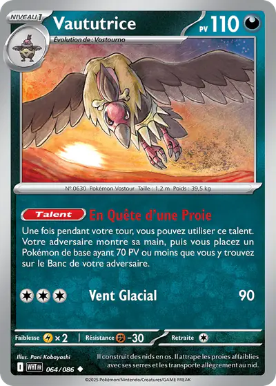 Image de la carte Pokemon Vaututrice 064/86