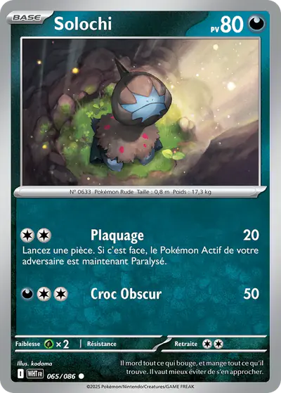 Image de la carte Pokemon Solochi 065/86