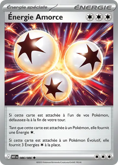 Image de la carte Pokemon Énergie Amorce 086/86