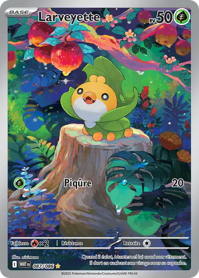 Image de la carte Pokemon Larveyette 087/86