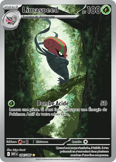 Image de la carte Pokemon Limaspeed 094/86