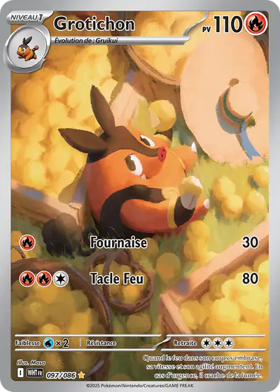Image de la carte Pokemon Grotichon 097/86