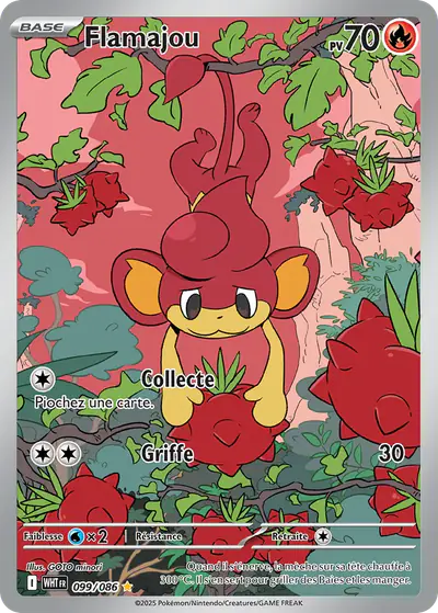 Image de la carte Pokemon Flamajou 099/86