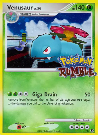 Image de la carte Pokemon Florizarre 1/16