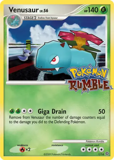 Image de la carte Pokemon Venusaur 1/16