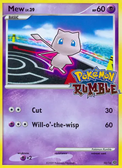 Image de la carte Pokemon Mew 10/16