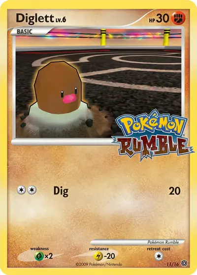Image de la carte Pokemon Diglett 11/16