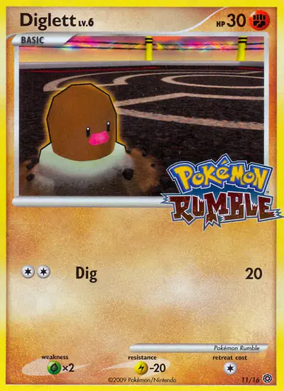 Image de la carte Pokemon Taupiqueur 11/16