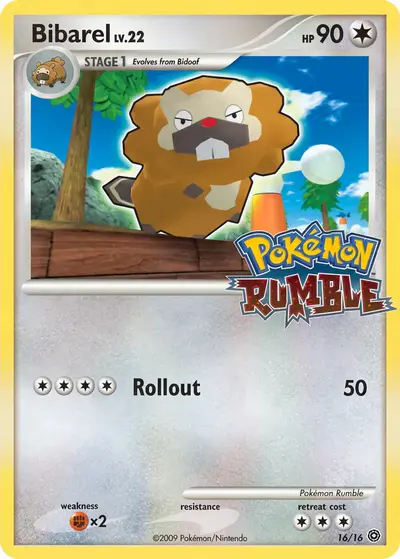 Image de la carte Pokemon Bibarel 16/16