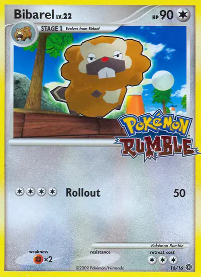 Image de la carte Pokemon Castorno 16/16