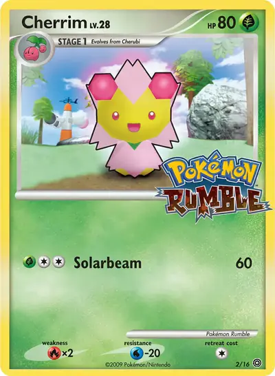 Image de la carte Pokemon Cherrim 2/16