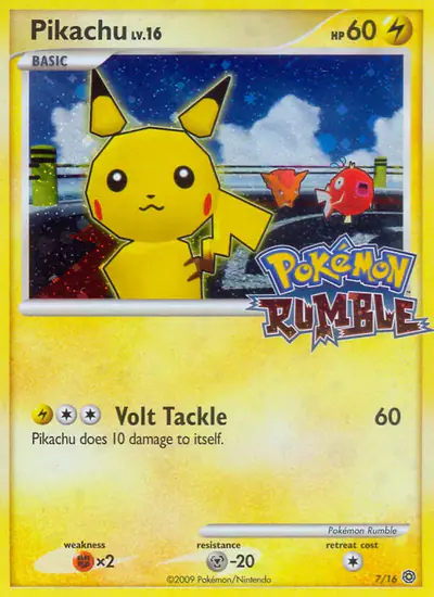 Image de la carte Pokemon Pikachu 7/16