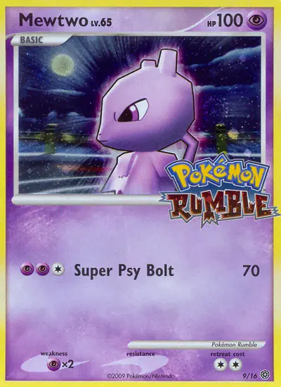 Image de la carte Pokemon Mewtwo 9/16