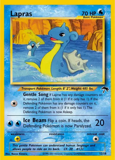 Image de la carte Pokemon Lapras 12/18