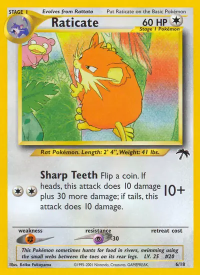 Image de la carte Pokemon Rattatac 6/18