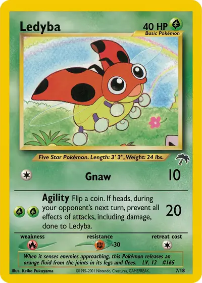Image de la carte Pokemon Ledyba 7/18