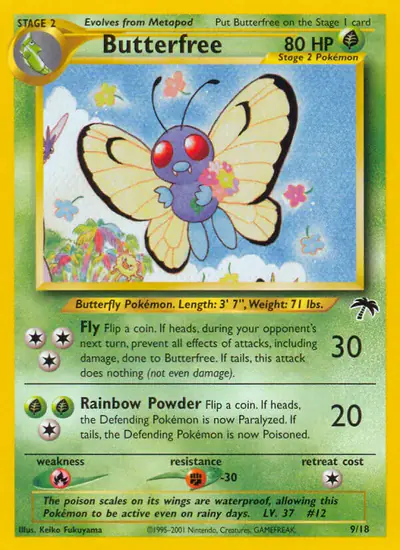 Image de la carte Pokemon Papilusion 9/18