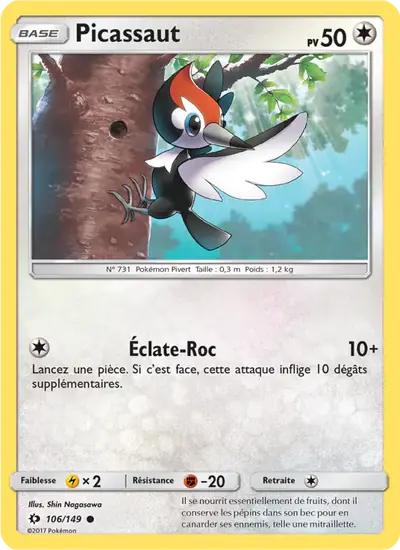 Image de la carte Pokemon Picassaut 106/149