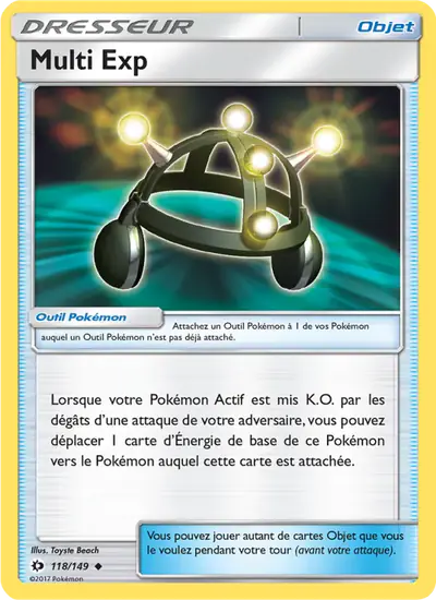 Image de la carte Pokemon Multi Exp 118/149