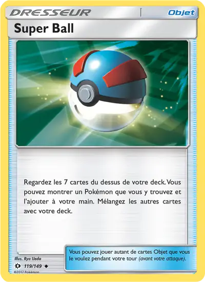 Image de la carte Pokemon Super Ball 119/149