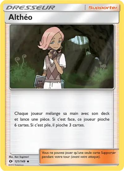 Image de la carte Pokemon Althéo 121/149