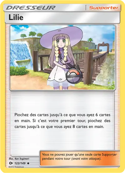 Image de la carte Pokemon Lilie 122/149