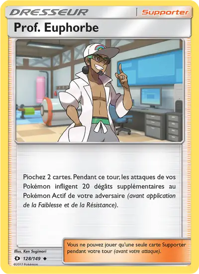 Image de la carte Pokemon Prof. Euphorbe 128/149
