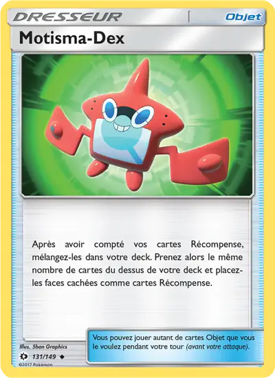 Image de la carte Pokemon Motisma-Dex 131/149