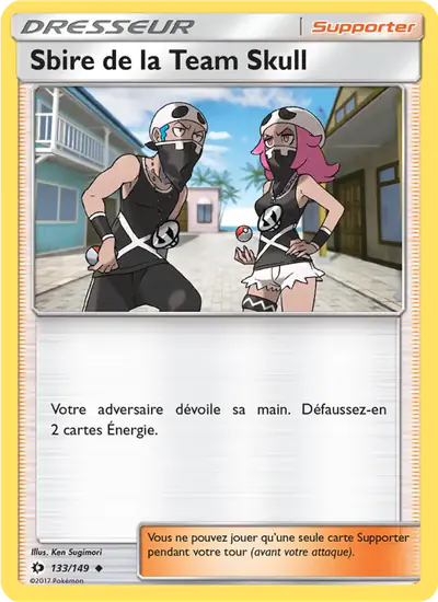 Image de la carte Pokemon Sbire de la Team Skull 133/149