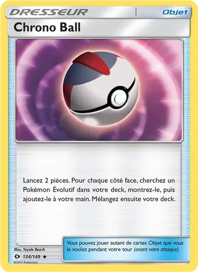 Image de la carte Pokemon Chrono Ball 134/149