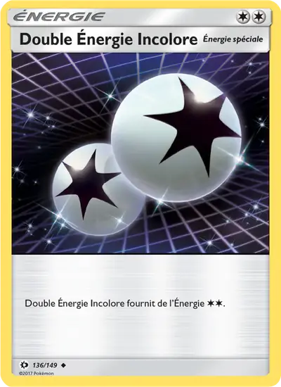 Image de la carte Pokemon Double Énergie Incolore 136/149