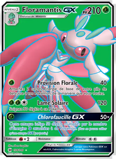 Image de la carte Pokemon Floramantis GX 138/149
