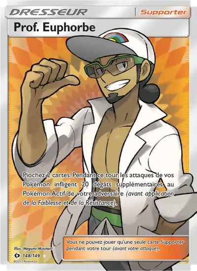 Image de la carte Pokemon Prof. Euphorbe 148/149