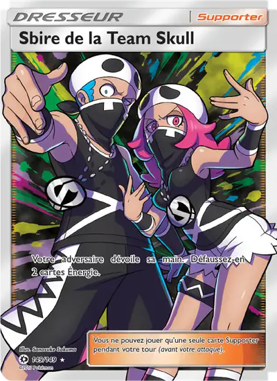 Image de la carte Pokemon Sbire de la Team Skull 149/149