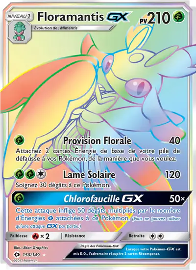 Image de la carte Pokemon Floramantis GX 150/149