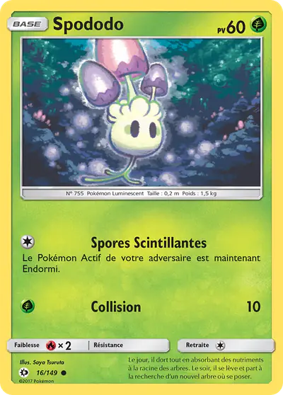 Image de la carte Pokemon Spododo 16/149