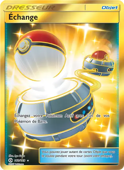 Image de la carte Pokemon Échange 160/149