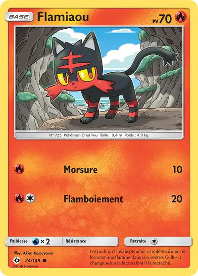 Image de la carte Pokemon Flamiaou 24/149