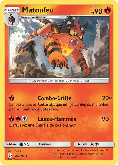Image de la carte Pokemon Matoufeu 25/149