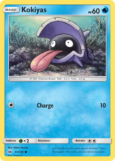 Image de la carte Pokemon Kokiyas 33/149