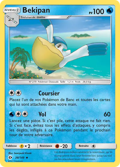 Image de la carte Pokemon Bekipan 38/149