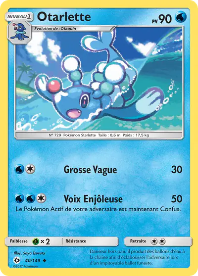 Image de la carte Pokemon Otarlette 40/149