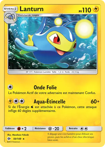 Image de la carte Pokemon Lanturn 50/149