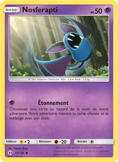 Image de la carte Pokemon Nosferapti 54/149