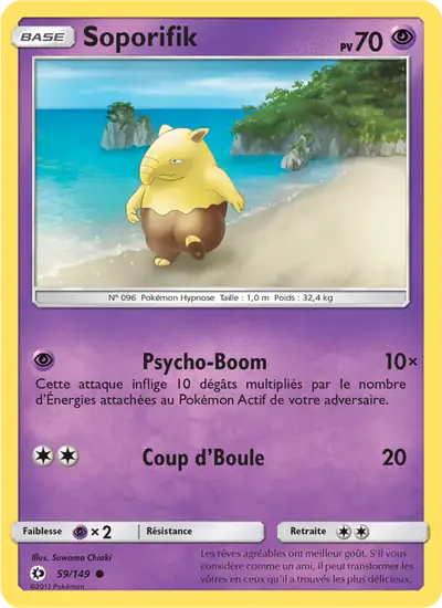 Image de la carte Pokemon Soporifik 59/149