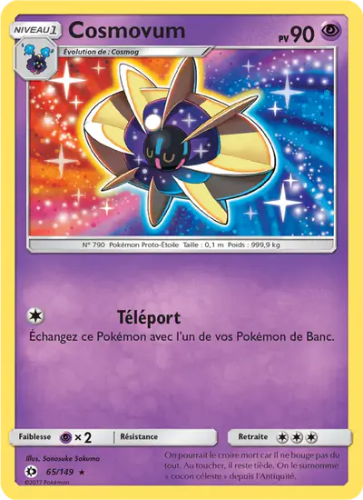 Image de la carte Pokemon Cosmovum 65/149