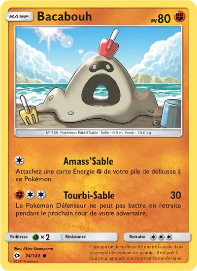 Image de la carte Pokemon Bacabouh 74/149