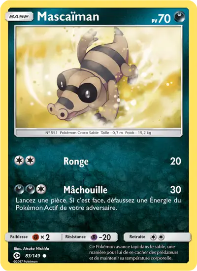 Image de la carte Pokemon Mascaïman 83/149